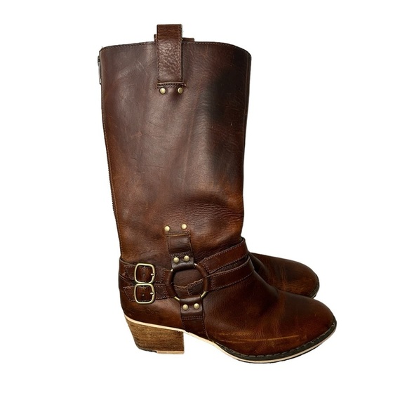 CAT by Caterpillar women’s brown leather riding boots size 6.5 - Picture 2 of 13